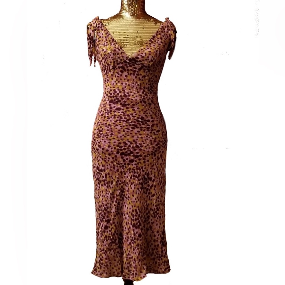 NWOT ABS Allen Schwartz Multi Spotted Dress